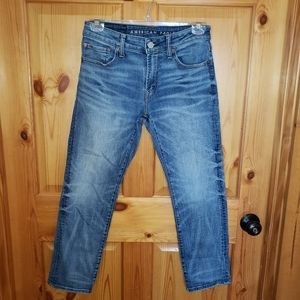 American Eagle jeans Mens 28 x 28 Next Level Airflex light wash